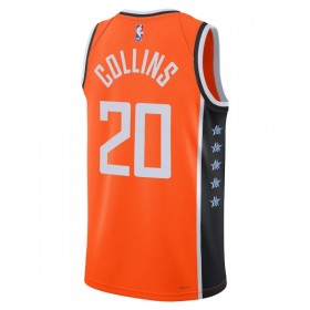 Camiseta Hombre Los Angeles Clippers John Collins 2025-26 Nike City Edition Naranja Swingman